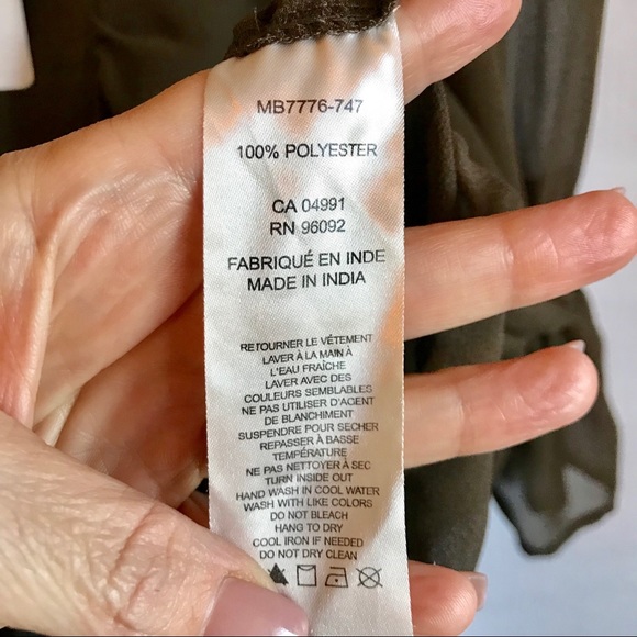 NWT CAROLINA BELLE Boho Embroidered Blouse - Picture 5 of 8